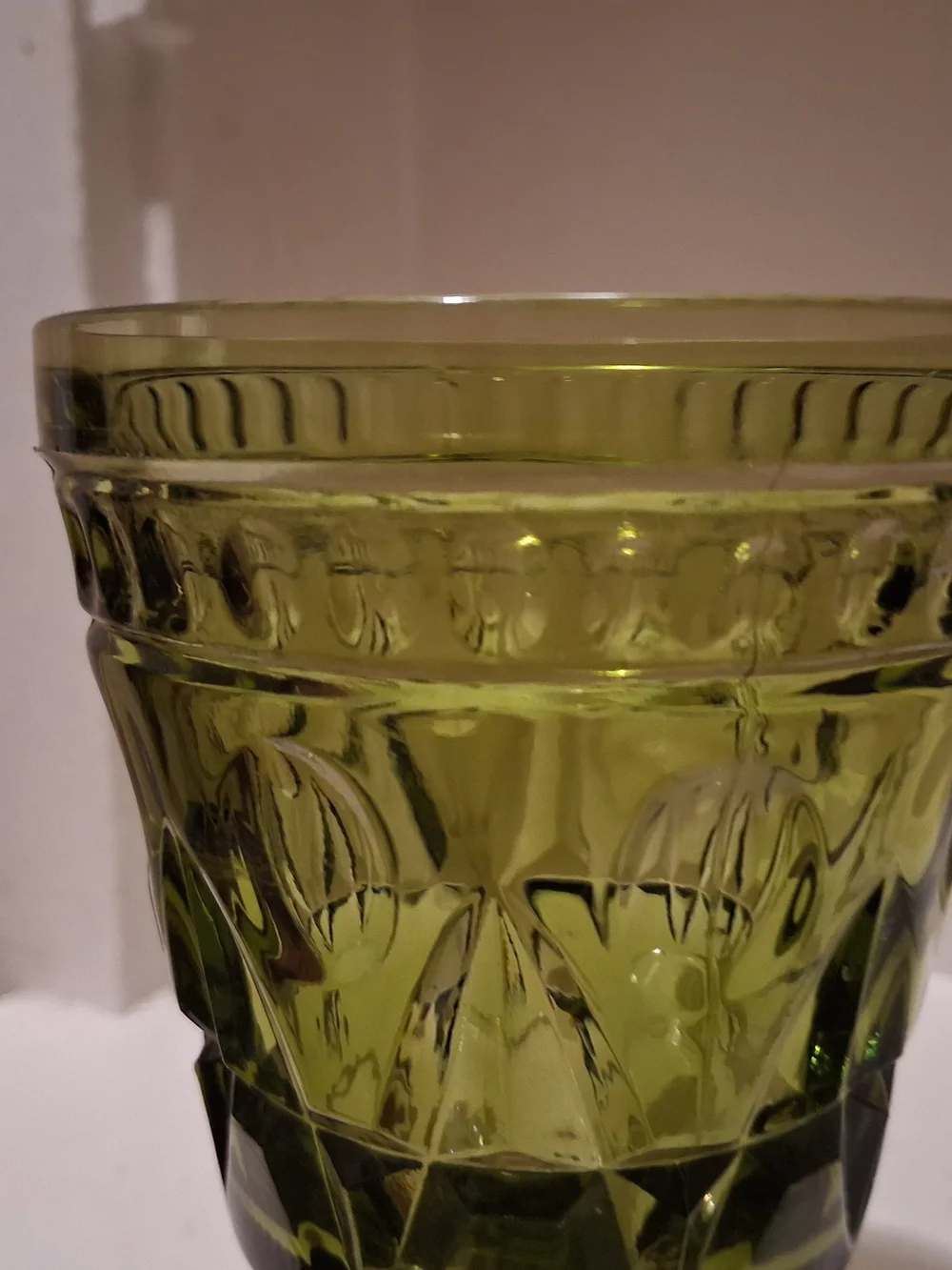 Vintage Indiana Glass Colony Park Lane Goblet